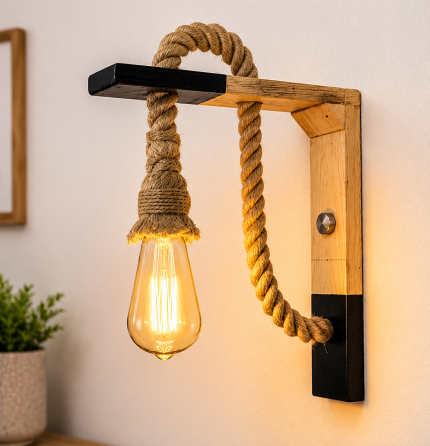 Rope Wall Lamp